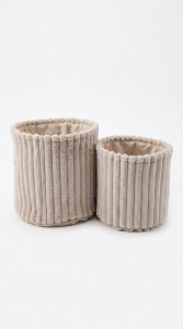 ORGANIZADOR TELA 2 PZAS BEIGE