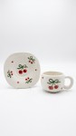 TAZA Y PLATO CERAMICA