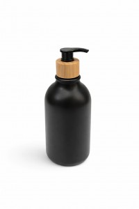 DISPENSER PLASTICO Y BAMBU 500 ml.
