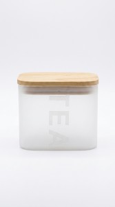 FRASCO VIDRIO TAPA BAMBU
