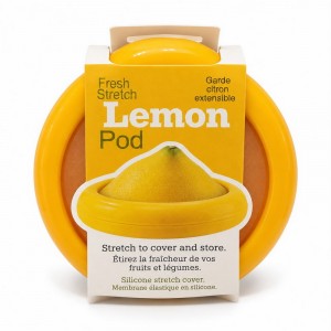 CONTENEDOR PLASTICO Y SILICONA LIMON