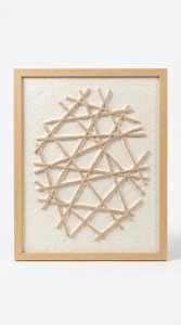 CUADRO PAPEL RELIEVE RUSTIC MARCO BAMBU