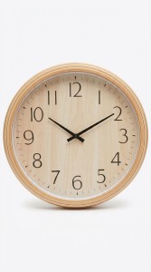 RELOJ PARED PLASTICO 40 cm.