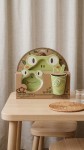 VAJILLA INFANTIL FIBRAS NATURALES BAMBOO X 4