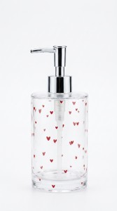 DISPENSER VIDRIO CORAZONES