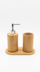 SET DE BAÑO BAMBU X 3