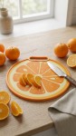 BANDEJA MELAMINA/PLASTICO NARANJA