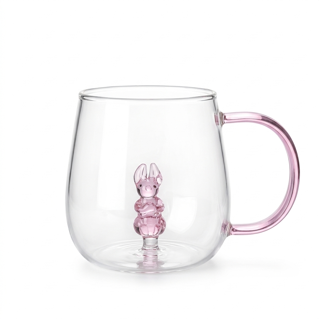 TAZA VIDRIO INTERIOR CONEJO