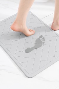 ALFOMBRA P/BAÑO DIATOMITA WHITE