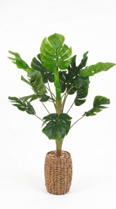 PLANTA MACETA FIBRA 90 cm.