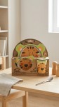 VAJILLA INFANTIL FIBRAS NATURALES BAMBOO X 4