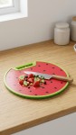 BANDEJA MELAMINA/PLASTICO SANDIA