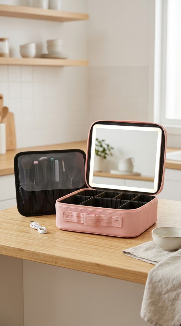 ORGANIZADOR MAQUILLAJE CON LUZ