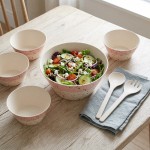 ENSALADERA FIBRA BAMBU X 4