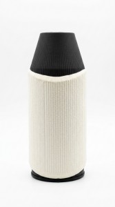 FLORERO CERAMICA L/BLACK&WHITE