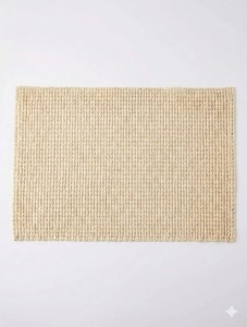 INDIVIDUAL X 6 RECTANGULAR BEIGE