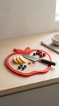 BANDEJA MELAMINA/PLASTICO MANZANA