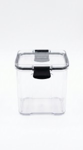 CONTENEDOR ACRILICO TAPA PLASTICO 700ml.