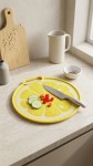 BANDEJA MELAMINA/PLASTICO LIMON