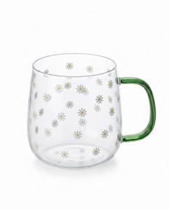 TAZA VIDRIO MARGARITAS