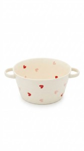BOWL CERAMICA CORAZON ROJO
