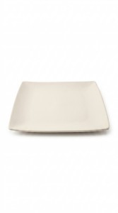 PLATO CERAMICA NATURAL CUADRADO C/U