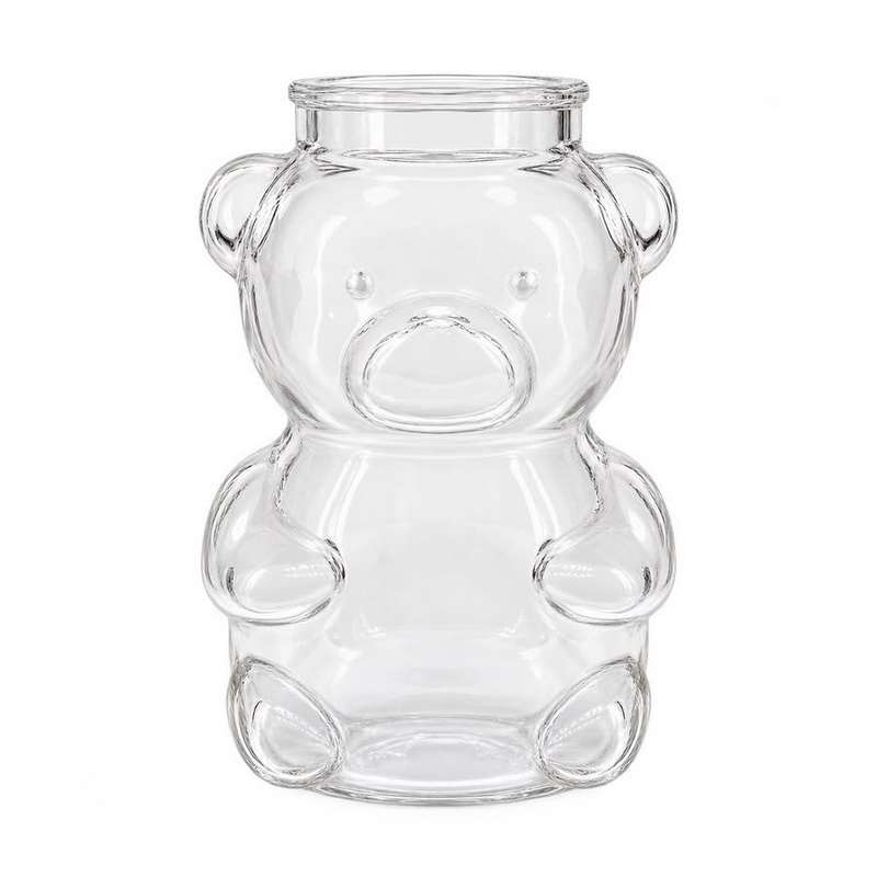 VASO VIDRIO CON OSO 350 ml. SIN SORBETE