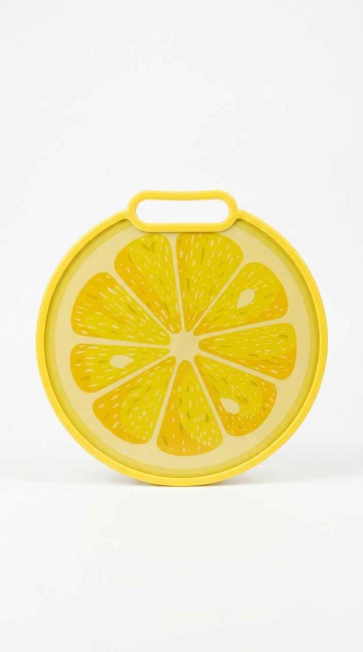 BANDEJA MELAMINA/PLASTICO LIMON