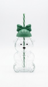 VASO VIDRIO OSO CON SORBETE 500 ml.