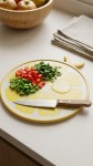 BANDEJA MELAMINA/PLASTICO LIMON