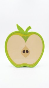 BANDEJA MELAMINA/PLASTICO MANZANA