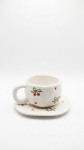 TAZA Y PLATO CERAMICA