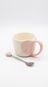 TAZA CERAMICA CON CUCHARA
