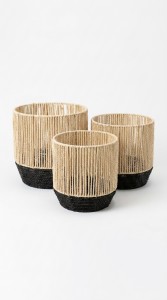 ORGANIZADOR CESTO FIBRA X 3 PCS.