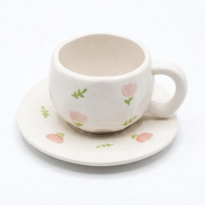 TAZA Y PLATO CERAMICA