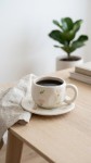 TAZA Y PLATO CERAMICA