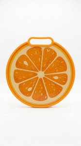 BANDEJA MELAMINA/PLASTICO NARANJA