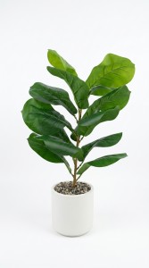 PLANTA MACETA PLASTICO BLANCO 58 cm.