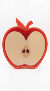 BANDEJA MELAMINA/PLASTICO MANZANA