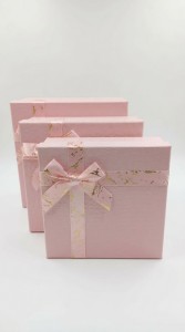 SET CAJAS X 3 UNID. PINK