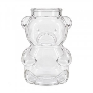 VASO VIDRIO CON OSO 350 ml. SIN SORBETE