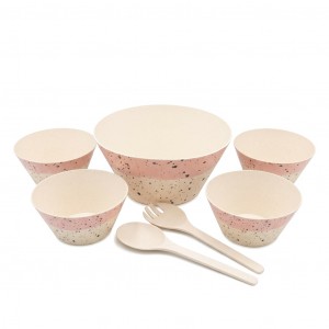 ENSALADERA FIBRA BAMBU X 4