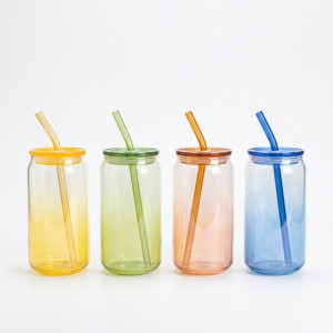 VASO VIDRIO CON SORBETE X 4