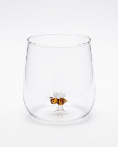 VASO VIDRIO ABEJA INTERIOR 300 ml