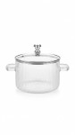 OLLA VIDRIO CON TAPA 1800 ml.