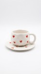 TAZA Y PLATO CERAMICA