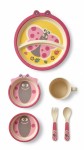VAJILLA INFANTIL FIBRAS NATURALES BAMBOO X 4