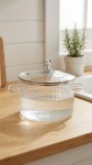 OLLA VIDRIO CON TAPA 1800 ml.