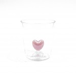 VASO VIDRIO CORAZON