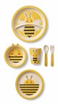 VAJILLA INFANTIL FIBRAS NATURALES BAMBOO X 4